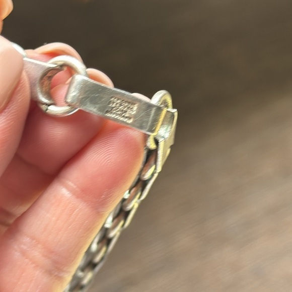 taxco San Miguel sterling silver 925 vintage Joyeria Cerroblonco link necklace - Picture 6 of 7